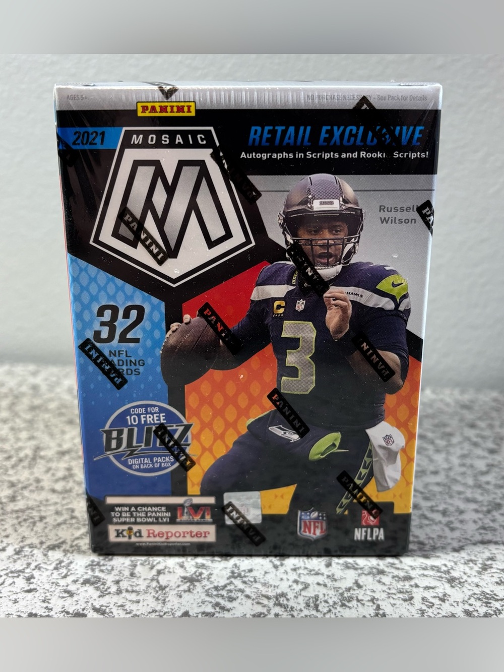 2021 Panini Mosaic Blaster Box NFL Football Cards New